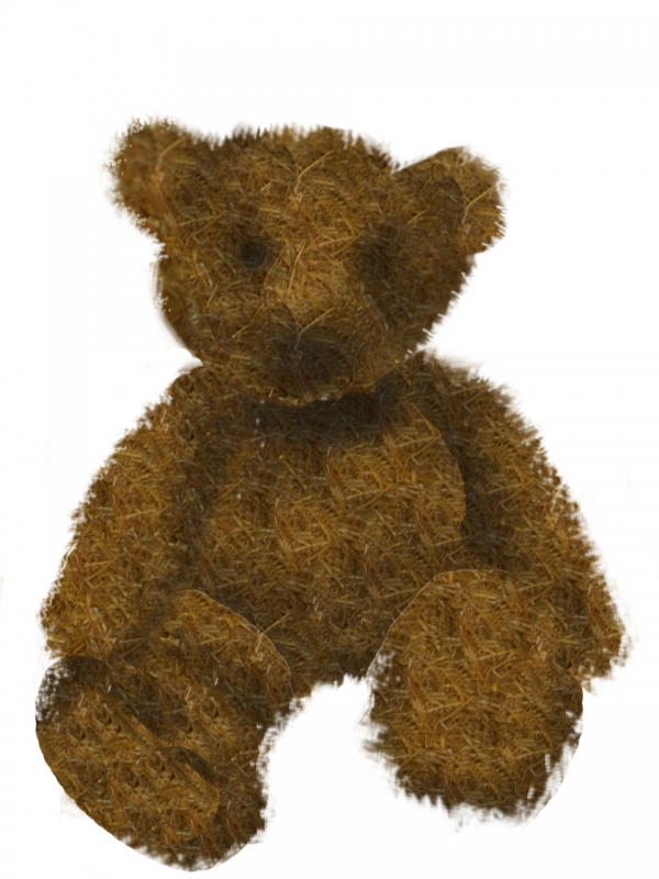 Creation of fuzzy teddy: Step 3